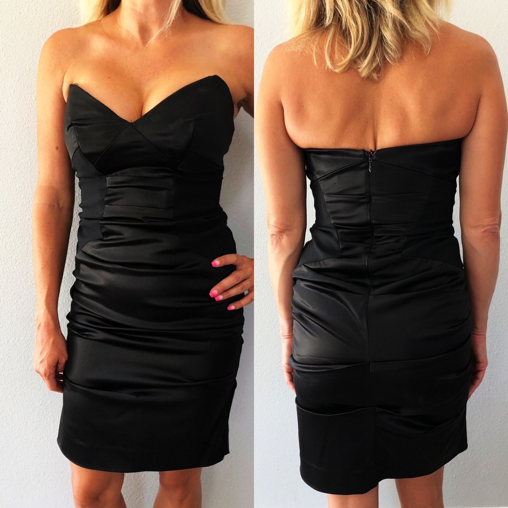 Nicole Miller Black Cocktail Dress size 2